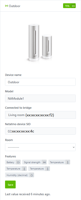 Netatmo Integration - Discovery